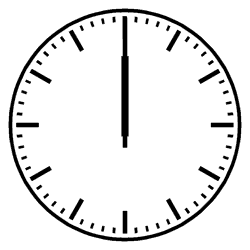 animierte Uhr